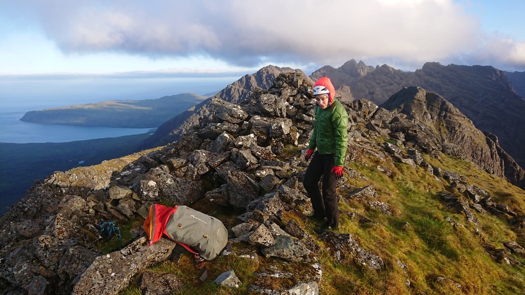 The morning after – my first bivvy experience, and loving every minute of it.